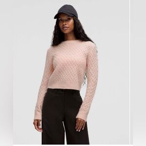 Lululemon Alpaca Wool-Blend Crosshatch Sweater